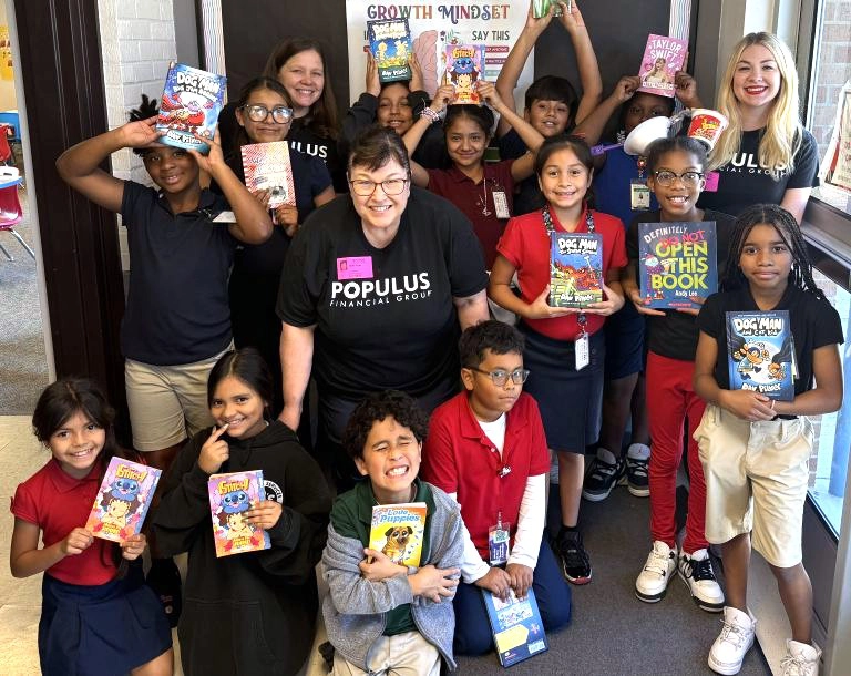 Populus Book Day Book Day at Davis Elementary School