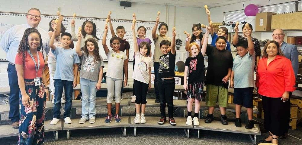 AdoptaClassroom.org a classroom helped by Populus's support