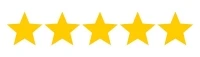 five-star rating on Google five-star customer review