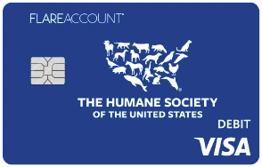 Flare Account HSUS Charity Card